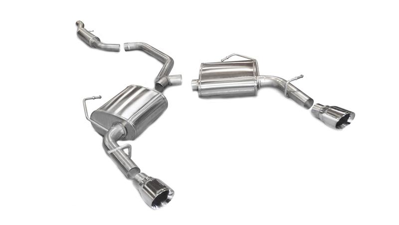 Chrysler 200 Performance Exhaust - Dual Rear Exit - CORSA Performance - Sport Cat-Back - Polished - `11-`14